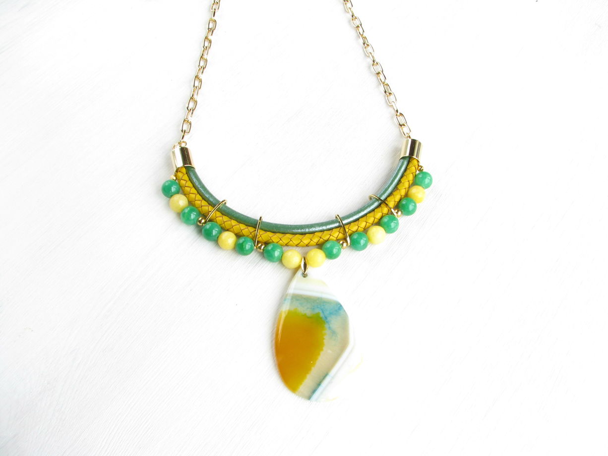 Модные колье летом 2017